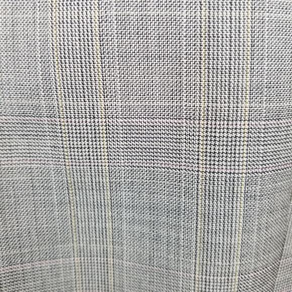 Burberry London Men's Kensington Wool Plaid Blazer Gray Size 42L - Picture 6 of 10